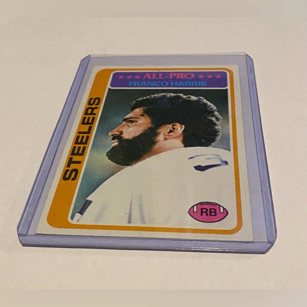 Franco Harris 1978 Topps Football card All Pro vintage collectible